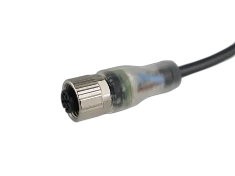 NXOC12281103 kabel połączeniowy M12, 4 pin, PVC, 3m
