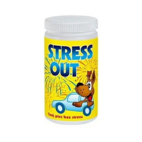 DERMAPHARM Stress out - preparat łagodnie uspokajający dla psów - 60 szt.