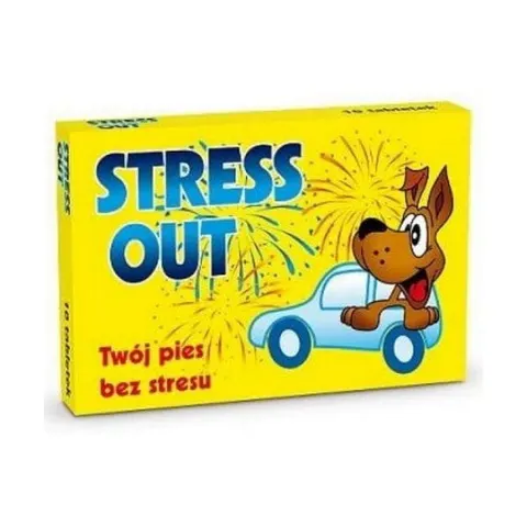 DERMAPHARM Stress out - preparat łagodnie uspokajający dla psów - 10 szt.