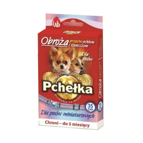 PCHEŁKA Obroża przeciw ektopasożytom dla psów miniaturowych - 35 cm