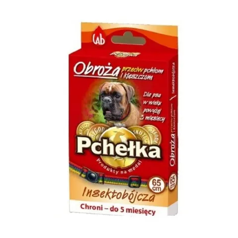 PCHEŁKA Obroża przeciw ektopasożytom dla psów - 65 cm