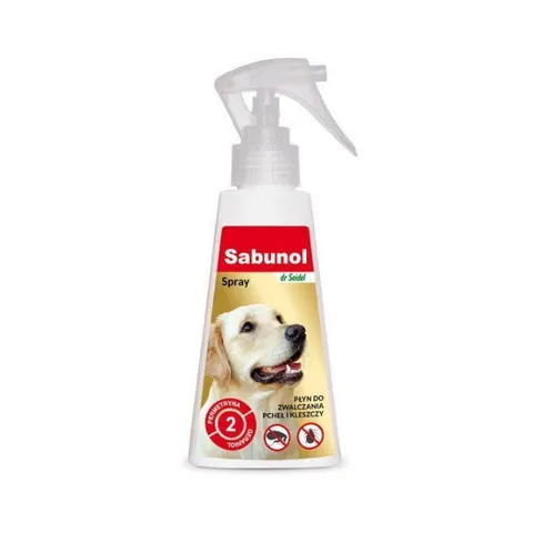 SABUNOL Spray przeciwpchelny dla psów - 100ml