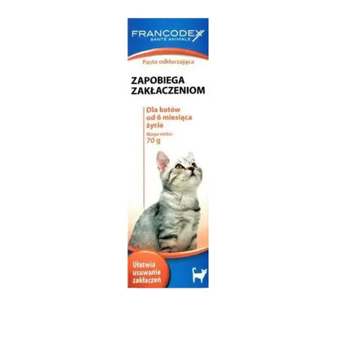 FRANCODEX Pasta odkłaczająca dla kotów - 70g