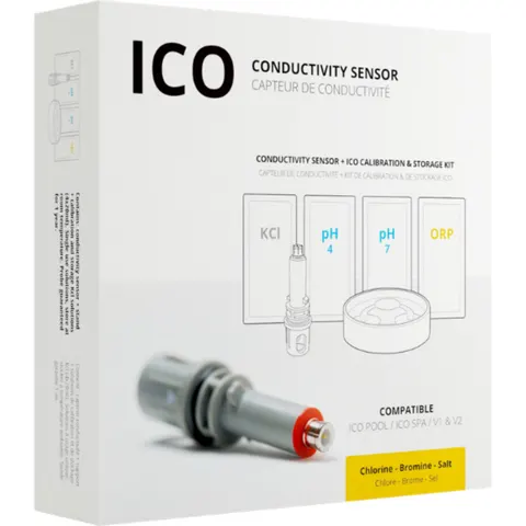 ONDILO ICO - zamienny czujnik przewodności szary + zestaw kalibracyjny