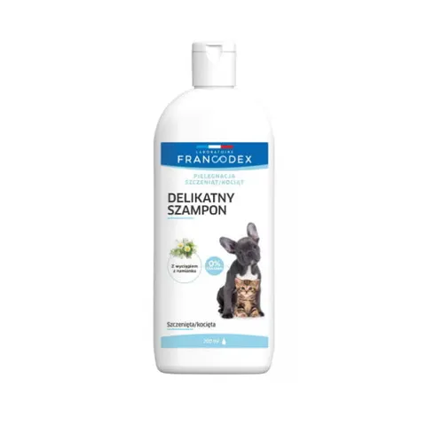 FRANCODEX Szampon łagodny dla kociąt i szczeniaków - 200 ml