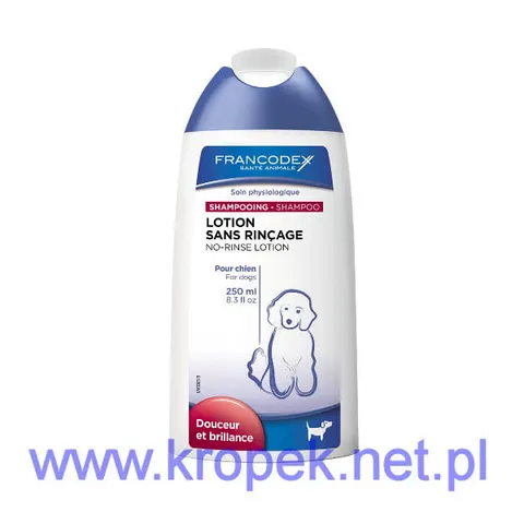 FRANCODEX Szampon bez spłukiwania dla psów - 250 ml