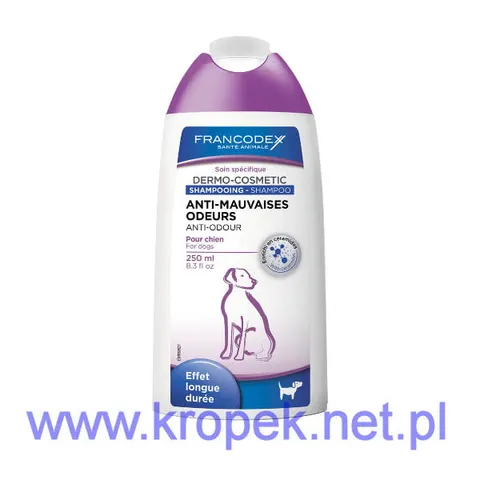 FRANCODEX Szampon neutralizujący brzydki zapach u psów - 250 ml
