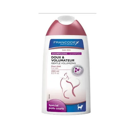 FRANCODEX Szampon łagodny zwiększający objętość dla kotów - 250 ml