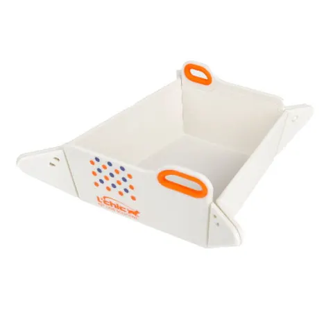 L'CHIC Chop2Bowl Miska i deska do krojenia w jednym dla psa - kolor biały
