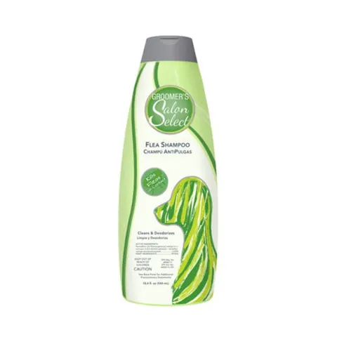 SYNERGYLABS Groomer's Salon Select FLEA Shampoo Szampon przeciw pchłom dla psów - 544 ml