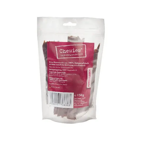 CHEWIES Paski mięsne z kangura dla psów - 150 g