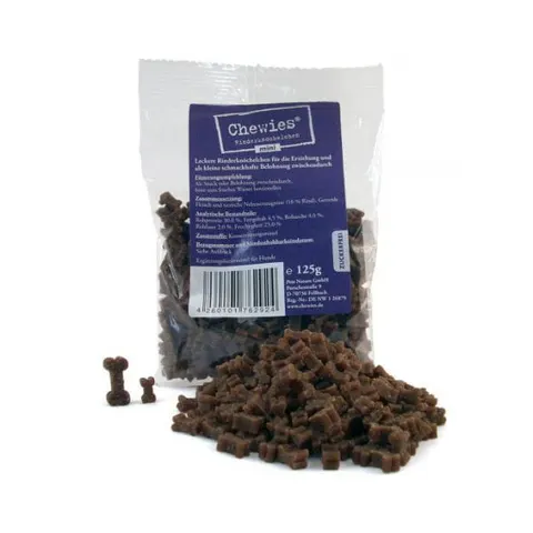 CHEWIES Kosteczki MINI wołowe dla psów małych ras - 125 g