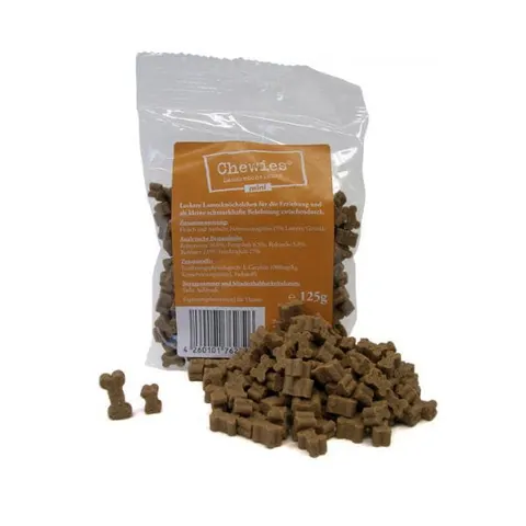 CHEWIES Kosteczki MINI z jagnięciną dla psów małych ras - 125 g