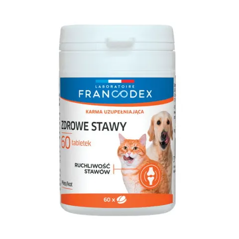 FRANCODEX Zdrowe stawy - tabletki dla psów i kotów - 60 szt.