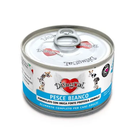 DISUGUAL MONOPROTEIN Karma mokra z białych ryb dla psów - 150 g x 6 szt.