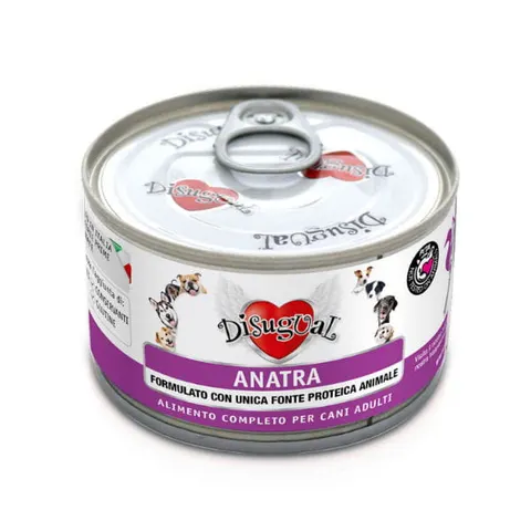 DISUGUAL MONOPROTEIN Karma mokra z kaczki dla psów - 150 g x 6 szt.