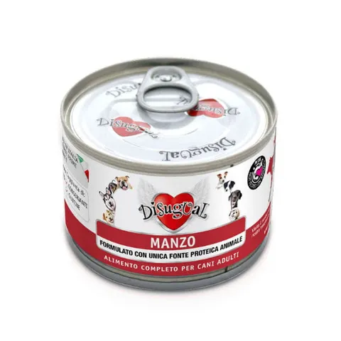 DISUGUAL MONOPROTEIN Karma mokra z wołowiny dla psów - 150 g x 6 szt.