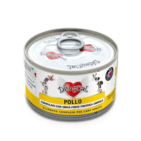 DISUGUAL MONOPROTEIN Karma mokra z kurczaka dla psów - 150 g x 6 szt.