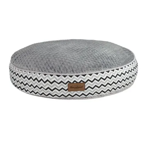 RECOBED Pufa CRETE GREY dla psa lub kota - rozmiar S