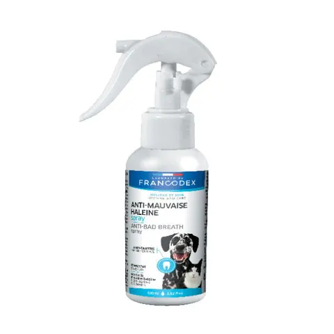 FRANCODEX Spray przeciwko nieprzyjemnemu oddechowi dla psów i kotów - 100 ml