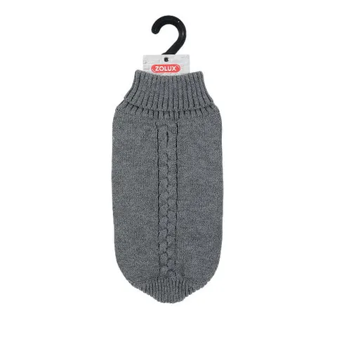 ZOLUX Sweterek ALLURE z golfem - rozmiar 25 cm - kolor szary