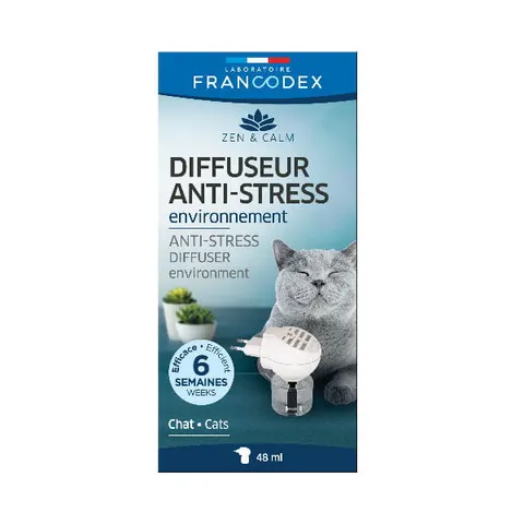 FRANCODEX ZEN & CALM Dyfuzor relaksujący dla kota - 48 ml