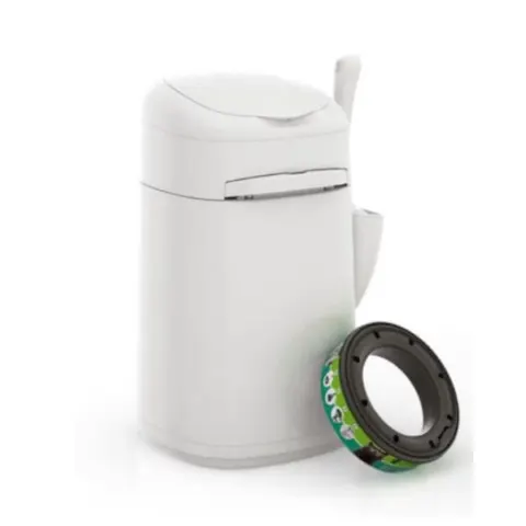 LITTERLOCKER DESIGN Kosz na zużyty żwirek - kolor biały