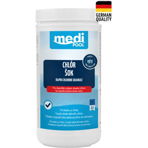 mediPOOL Rapid – granulowany chlor 1,0 kg