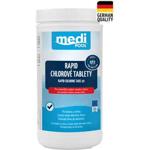 mediPOOL Rapid – tabletki chlorowe 20 g, 1,0 kg