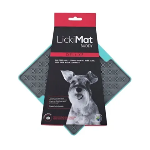 LICKIMAT Mata BUDDY DELUXE dla psa lub kota - kolor turkusowy