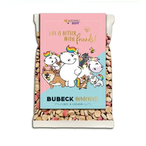 BUBECK Ciasteczka Jednorożec z mięsem z kaczki dla psów - 250 g