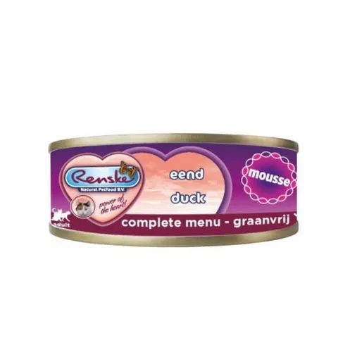 RENSKE Karma mokra dla kotów - kaczka - 70 g x 2 szt.