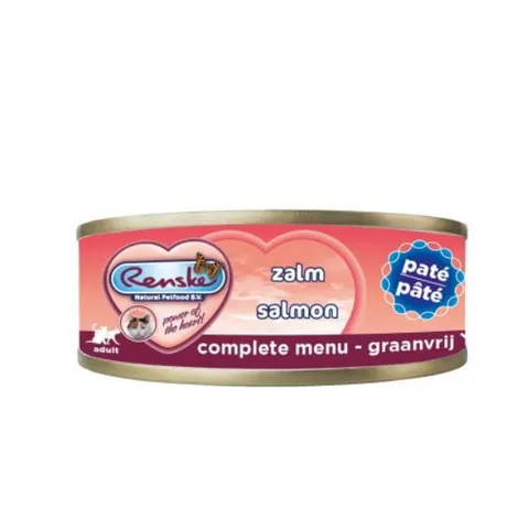 RENSKE Karma mokra dla kotów - łosoś - pasztet - 70 g x 2 szt.