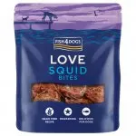 Fish 4 Dogs Squid Bites przysmak z Kałamarnic 80g