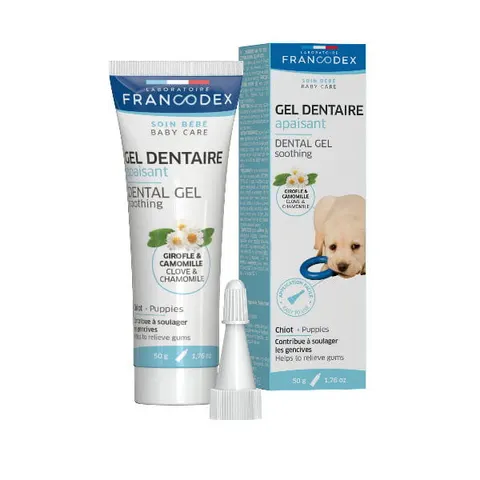 FRANCODEX Łagodzący żel dentystyczny dla szczeniąt 50 g