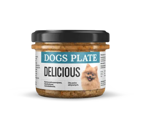 Dogs Plate Delicious 180g