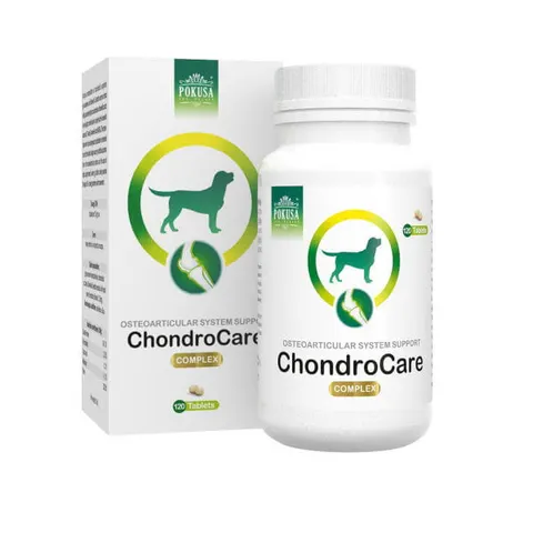 POKUSA GreenLine ChondroCare Preparat dla ochrony układu kostno-stawowego dla psów - 120 tabletek