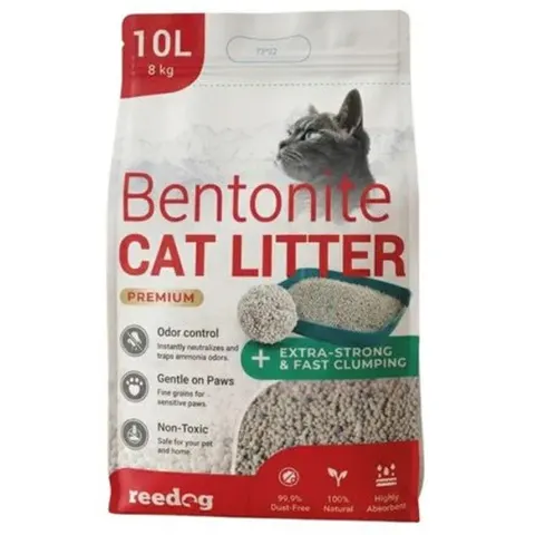 Reedog żwirek dla kotów Bentonite 10 l / 8 kg