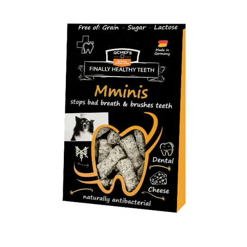 QCHEFS MMINIS Przysmaki do higieny jamy ustnej - 65 g