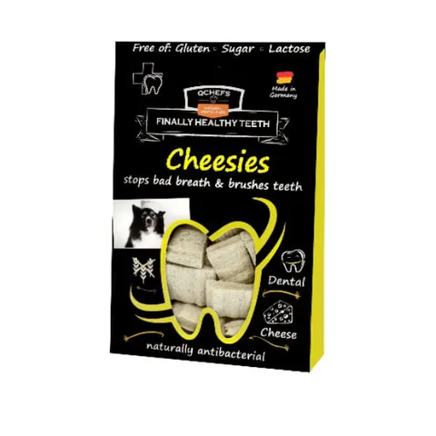 QCHEFS CHEESIES Przysmaki do higieny jamy ustnej - 65 g