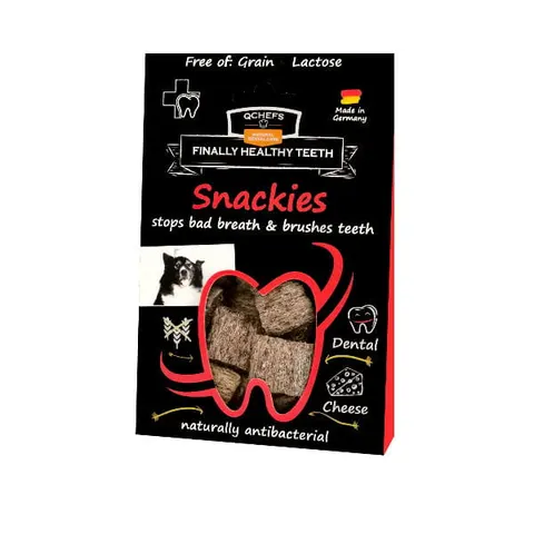 Przysmaki QCHEFS Snackies do higieny jamy ustnej