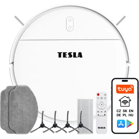 Tesla RoboStar iQ100 - Nowy, tylko rozpakowany - Robot sprzątający z funkcją mopowania
