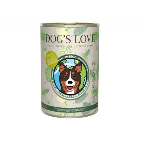 DOG'S LOVE Karma z owadów i kurczaka dla psów - 400 g