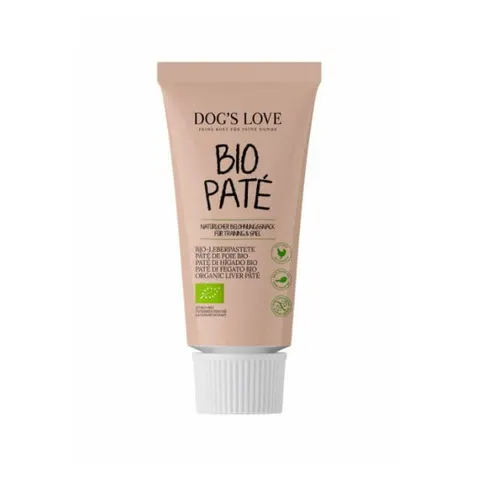 Pasta dla psów -DOG'S LOVE BIO Pate - kurczak i i wątróbka drobiowa - 80 g
