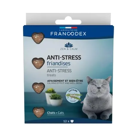 FRANCODEX Przysmaki antystresowe z kocimiętką dla kota