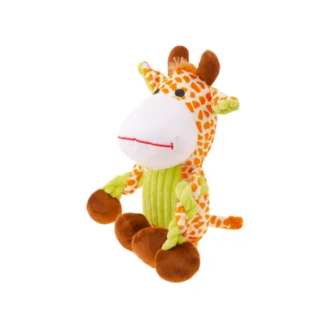 RECOFUN Zabawka z dźwiękiem dla psa Żyrafa Fluffy Giraffe