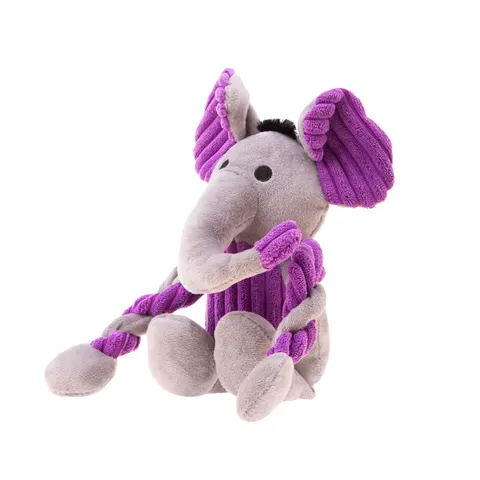 RECOFUN Zabawka z dźwiękiem dla psa Słoń Fluffy Ella