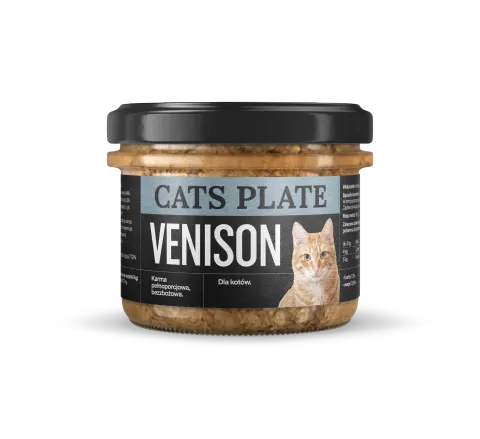 Cats Plate Venison 180g