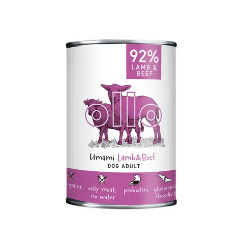OLLO Jagnięcina i wołowina - karma mokra UMAMI dla psa - 400 g