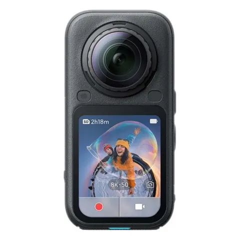 Zestaw standardowy Insta360 X6 w kolorze Midnight Black - Kamera zewnętrzna